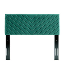 Load image into Gallery viewer, Alyson Angular Channel Tufted Performance Velvet Twin Headboard by Modway
