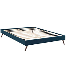 Load image into Gallery viewer, Loryn Fabric Queen Bed Frame with Round Splayed Legs by Modway