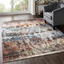 Load image into Gallery viewer, Success Tahira Transitional Distressed Vintage Floral Moroccan Trellis 4x6 Area Rug by Modway