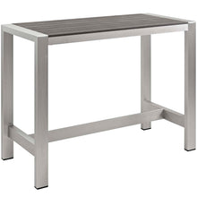 Load image into Gallery viewer, Shore 7 Piece Outdoor Patio Aluminum Dining Set by Modway