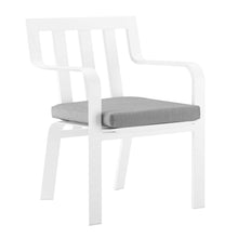 Load image into Gallery viewer, Baxley Stackable Outdoor Patio Aluminum Dining Armchair by Modway