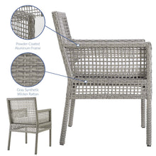 Load image into Gallery viewer, Aura Outdoor Patio Wicker Rattan Dining Armchair by Modway