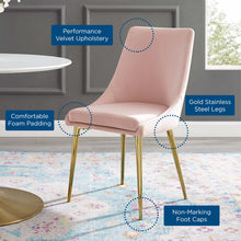 Load image into Gallery viewer, Viscount Modern Accent Performance Velvet Dining Chair by Modway