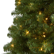 Load image into Gallery viewer, 7.5' Virginia Fir Artificial Christmas Tree with 450 Clear Lights