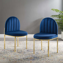 Load image into Gallery viewer, Isla Performance Velvet Dining Side Chair Set of 2 by Modway
