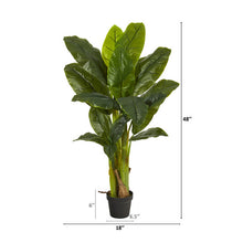 Load image into Gallery viewer, 4' Triple Stalk Banana Tree (Real Touch)