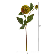 Load image into Gallery viewer, 19" Dahlia Artificial Flower (Set of 6)