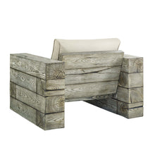 Load image into Gallery viewer, Manteo Rustic Coastal Outdoor Patio Sunbrella¨ Lounge Armchair