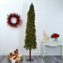Load image into Gallery viewer, 9' Gr& Alpine Artificial Christmas Tree w/ 600 Clear Lights & 1183 Bendable