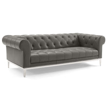 Load image into Gallery viewer, Idyll Tufted Upholstered Leather Sofa and Armchair Set by Modway