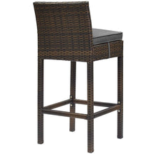Load image into Gallery viewer, Conduit Outdoor Patio Wicker Rattan Bar Stool in B