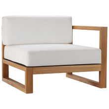 Load image into Gallery viewer, Upland 3-Piece Outdoor Patio Teak Wood Sectional Sofa Set by Modway