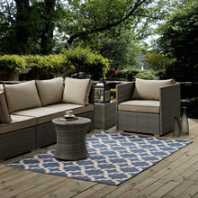 Load image into Gallery viewer, Cerelia Moroccan Trellis Indoor and Outdoor 8x10 Area Rug by Modway
