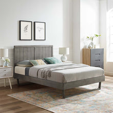Load image into Gallery viewer, Alana Wood King Platform Bed With Angular Frame by Modway
