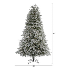 Load image into Gallery viewer, 7' Flocked Colorado Mountain Fir Artificial Christmas Tree