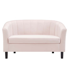 Load image into Gallery viewer, Prospect Channel Tufted Performance Velvet Loveseat by Modway