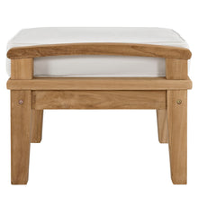 Load image into Gallery viewer, Marina Outdoor Patio Teak Ottoman by Modway