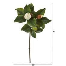 Load image into Gallery viewer, 30" Magnolia Artificial Flower (Set of 4)