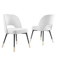 Load image into Gallery viewer, Rouse Performance Velvet Dining Side Chairs Set of 2 by Modway
