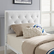 Load image into Gallery viewer, Mia Vinyl Twin Bed by Modway
