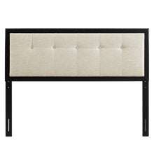 Load image into Gallery viewer, Draper Tufted Fabric and Wood King Headboard by Modway