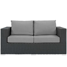 Load image into Gallery viewer, Sojourn Outdoor Patio Sunbrella¨ Loveseat by Modway