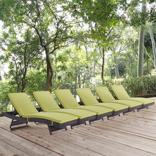 Load image into Gallery viewer, Convene Outdoor Patio Chaise Set of 6 by Modway