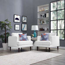 Load image into Gallery viewer, Agile Upholstered Fabric Armchair Set of 2 by Modway