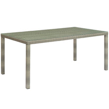 Load image into Gallery viewer, Conduit 70" Outdoor Patio Wicker Rattan Dining Table by Modway