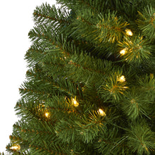 Load image into Gallery viewer, 5' Virginia Fir Artificial Christmas Tree w 200 Clear Lights