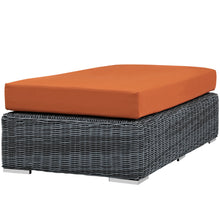 Load image into Gallery viewer, Summon Outdoor Patio Sunbrella¨ Rectangle Ottoman by Modway