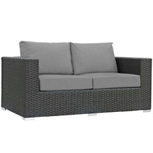 Load image into Gallery viewer, Sojourn Outdoor Patio Sunbrella¨ Loveseat by Modway