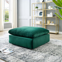 Load image into Gallery viewer, Commix Down Filled Overstuffed Performance Velvet Ottoman by Modway