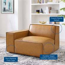 Load image into Gallery viewer, Restore Left-Arm Vegan Leather Sectional Sofa Chair by Modway
