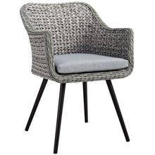 Load image into Gallery viewer, Endeavor 3 Piece Outdoor Patio Wicker Rattan Dining Set by Modway