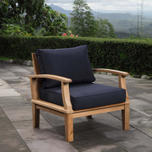 Load image into Gallery viewer, Marina Outdoor Patio Teak Armchair by Modway