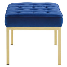 Load image into Gallery viewer, Loft Gold Stainless Steel Leg Medium Performance Velvet Bench by Modway