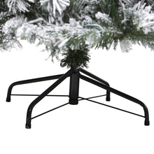 Load image into Gallery viewer, 6' Flocked Vermont Mixed Pine Artificial Christmas Tree w/300 Clear LEDs Lights
