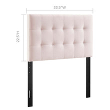 Load image into Gallery viewer, Lily Biscuit Tufted Performance Velvet Twin Headboard by Modway