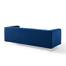 Load image into Gallery viewer, Mesmer Channel Tufted Button Performance Velvet Sofa by Modway