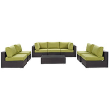 Load image into Gallery viewer, Convene 8 Piece Outdoor Patio Sectional Set by Modway