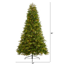 Load image into Gallery viewer, 7.5' Washington Fir Artificial Christmas Tree w/600 Clear Lights