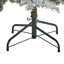 Load image into Gallery viewer, 5' Slim Flocked Nova Scotia Spruce Artificial Christmas Tree