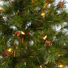 Load image into Gallery viewer, 44' Colorado Mountain Pine Artificial Christmas Tree w/ 50 Clear Lights