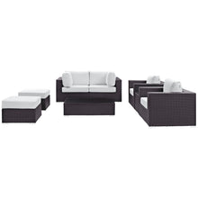 Load image into Gallery viewer, Convene 8 Piece Outdoor Patio Sectional Set by Modway