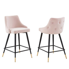 Load image into Gallery viewer, Adorn Performance Velvet Counter Stool Set of 2 by Modway