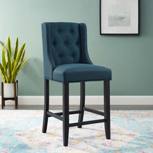 Load image into Gallery viewer, Baronet Tufted Button Upholstered Fabric Counter Stool by Modway