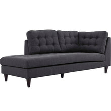 Load image into Gallery viewer, Empress Upholstered Fabric Left Facing Bumper by Modway