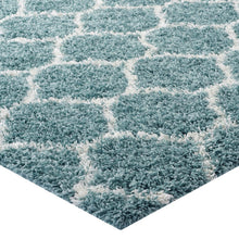 Load image into Gallery viewer, Solvea Moroccan Trellis 5x8 Shag Area Rug by Modway