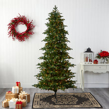 Load image into Gallery viewer, 8' South Carolina Fir Artificial Christmas Tree w/ 650 Clear Lights